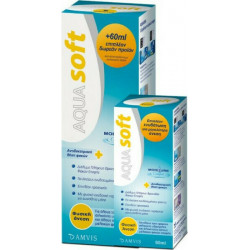 Amvis - Aqua Soft  Υγρό φακών επαφής - 360ml + 60ml Δώρο