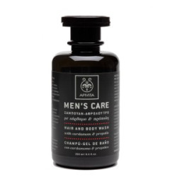 Apivita - Men's Care  Σαμπουάν/Αφρόλουτρο με Κάρδαμο & Πρόπολη - 250ml