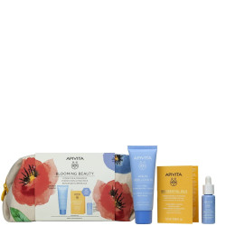 Apivita - Blooming Beauty Aqua Beelicious Κρέμα-Gel Ενυδάτωσης Ελαφριάς Υφής - 40ml & Δώρο Aqua Beelicious Booster Αναζωογόνησης - 10ml & Beessential Oils Έλαιο Προσώπου - 1,6ml & Νεσεσέρ