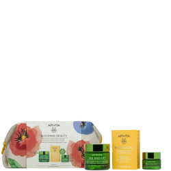 Apivita - Blooming Beauty Bee Radiant Rich Cream - 50ml & Δώρο Gel-Balm Νύχτας - 15ml & Beessential Oils - 1.6ml & Νεσεσέρ