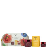 Apivita - Blooming Beauty Wine Elixir Rich Day Cream - 50ml & Δώρο Κρέμα Νύχτας για Ανανέωση, Lifting 15ml & Beessential Oils 1.6ml & Νεσεσέρ