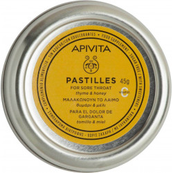 Apivita - Παστίλιες για τον Πονόλαιμο με Θυμάρι & μέλι - 45gr