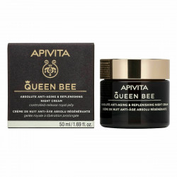 Apivita - Queen Bee Absolute Anti-Aging & Replenishing Night Cream Κρέμα Νύχτας Απόλυτης Αντιγήρανσης & Εντατικής Θρέψης - 50ml