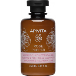 Apivita - Rose Pepper Αφρόλουτρο με αιθέρια έλαια & τριαντάφυλλο - 250ml