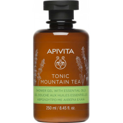 Apivita - Tonic mountain tea shower gel with essential oils Αφρόλουτρο με αιθέρια έλαια - 250ml