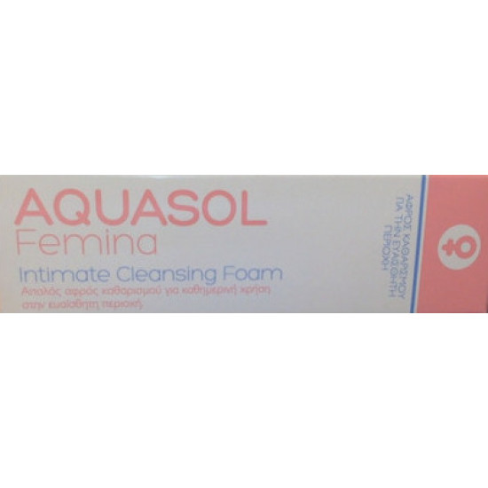 Olvos Science - Aquasol Femina Intimate Cleansing Foam Αφρός καθαρισμού για την ευαίσθητη περιοχή - 40ml