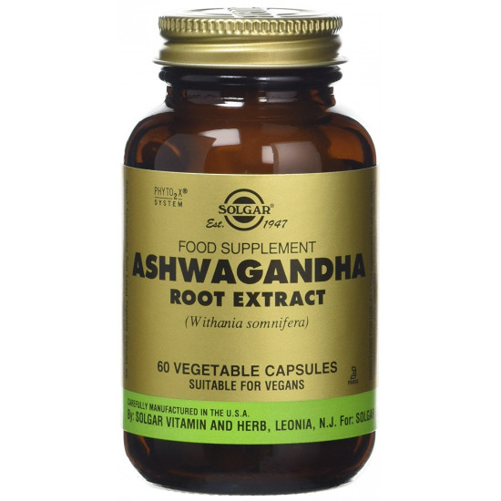 Solgar - Ashwagandha Root Extract - 60 φυτικές κάψουλες