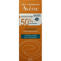 Avene - Cleanance Anti-Imperfection SPF50+ Αντηλιακό Προσώπου για Λιπαρό Δέρμα με Ατέλειες - 50ml