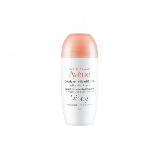 Avene - Body deodorant efficacite 24h roll-on Αποσμητικό 24ωρης αποτελεσματικότητας για ευαίσθητη επιδερμίδα - 50ml