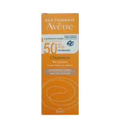 Avene - Cleanance Anti-Imperfections Tinted SPF50+ Αντηλιακό Προσώπου με Χρώμα για Λιπαρό Δέρμα με Ατέλειες - 50ml