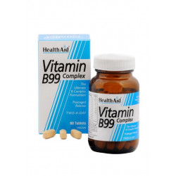 Health Aid - Vitamin B99 Complex Συνδυασμός Βιταμινών του Συμπλέγματος Β - 60tabs