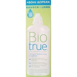 Baush & Lomb Biotrue Φροντίδα Φακών Επαφής 300ml + ΔΩΡΟ 60ml