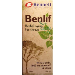 Bennett - Benlif Adults Φυτικό σιρόπι για τον λαιμό - 200ml