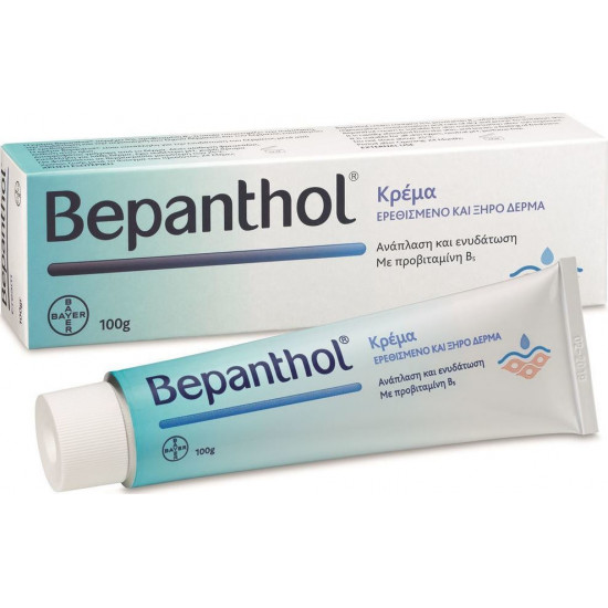 Bepanthol - Cream Κρέμα για δέρμα ευαίσθητο σε ερεθισμούς με 5% προβιταμίνη Β5 - 100gr