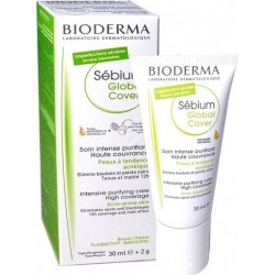 Bioderma - Sebium Global Cover Θεραπεία Ατελειών με Χρώμα - 30ml
