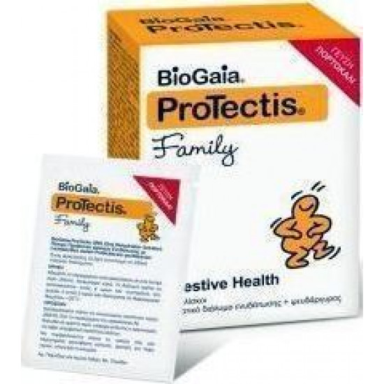 Biogaia - Protectis ors Family με γεύση πορτοκάλι - 7 φακελάκια