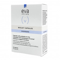 Intermed - Eva intima biolact capsules disorders Προβιοτικά για την εντερική & κολπική χλωρίδα - 20caps