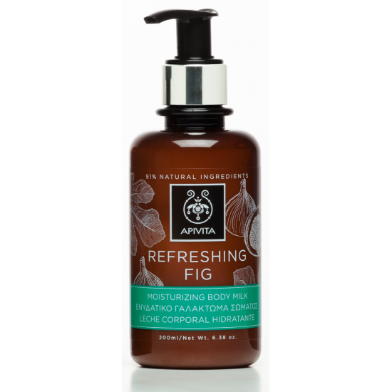 Apivita - Ενυδατικό Γαλάκτωμα σώματος Refreshing Fig με σύκο - 200ml