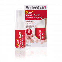 BetterYou - Dlux+ Vitamin D3 + K2 Daily Oral Spray 3000 IU 75 mg - 12 ml