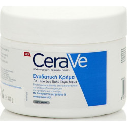 CeraVe - Ενυδατική κρέμα για ξηρό έως πολύ ξηρό δέρμα Χωρίς Άρωμα - 340ml