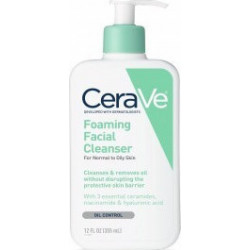 CeraVe - Foaming Cleanser for Normal to Oily Skin Fragnance Free Τζελ καθαρισμού για κανονικές/λιπαρές επιδερμίδες - 236ml