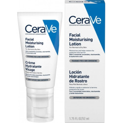 CeraVe - Facial Moisturising Lotion for Normal to Dry Skin Fragnance Free & Non Comedogenic Ενυδατική κρέμα προσώπου χωρίς άρωμα για κανονική/ξηρή επιδερμίδα - 52ml