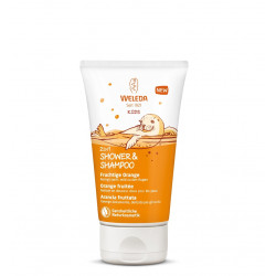 Weleda - Παιδικό Σαμπουάν & Αφρόλουτρο 2σε1 με άρωμα πορτοκάλι - 150ml