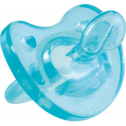 Chicco - Πιπίλα Physio Soft Όλο Σιλικόνη Σιέλ 0-6m - 1τμχ