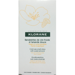 Klorane - Ταινίες Αποτρίχωσης με Κρύο Κερί από Γλυκό Αμύγδαλο - 6ταινίες