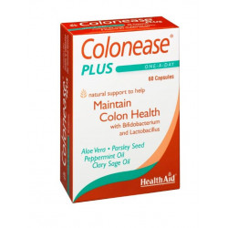 Health Aid - Colonease Plus Για υγιές εντερικό & πεπτικό σύστημα - 60 κάψουλες