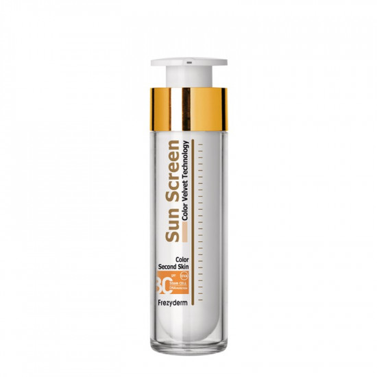 Frezyderm - Sun Screen Velvet Color Face Cream SPF30 Αντηλιακή κρέμα προσώπου με χρώμα - 50ml