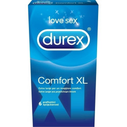 Durex - Comfort XL Προφυλακτικά για μεγαλύτερη άνεση - 6 τεμάχια