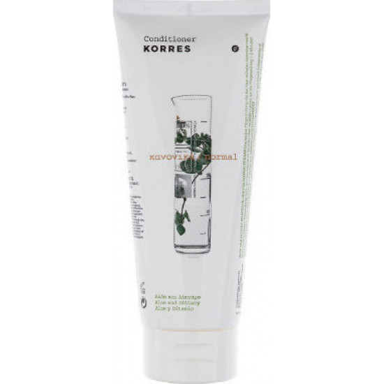 Korres - Conditioner Κρέμα μαλλιών Για Κανονικά Μαλλιά Με Αλόη & Δίκταμο - 200ml