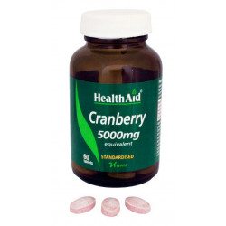 Health Aid - Cranberry Κράνμπερρυ 5000mg - 60tabs