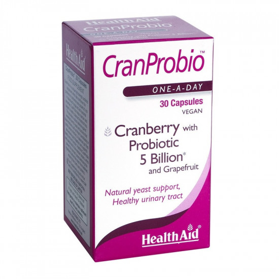Health Aid - CranProbio Για την καλή υγεία του πεπτικού και ουροποιητικού συστήματος - 30 κάψουλες