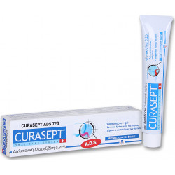 Curasept - ADS 720 Οδοντόκρεμα Με 0,20% χλωρεξιδίνη - 75ml