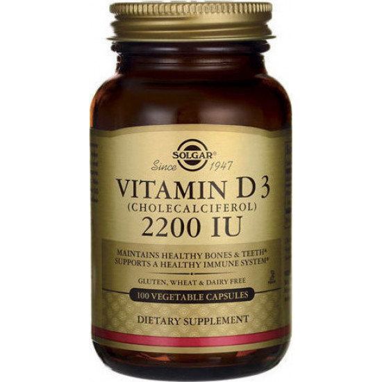 Solgar - Vitamin D3 2200 IU - 100veg.caps