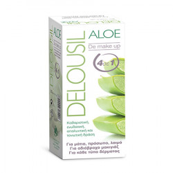 SJA Pharm - Delousil aloe de make up 4 In 1 Λοσιόν καθαρισμού προσώπου & ματιών για αφαίρεση μακιγιάζ - 300ml