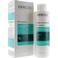 Vichy - Dercos oil correct shampoo for oily hair with antisebum complex Σαμπουάν για τη ρύθμιση της λιπαρότητας - 200ml