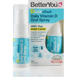 BetterYou - Dlux Infant 400iu spray D3 - 15ml