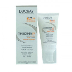 Ducray - Melascreen UV Creme Riche SPF50+ 40ml Κατά Των Καφέ Κηλίδων Για Ξηρά Δέρματα