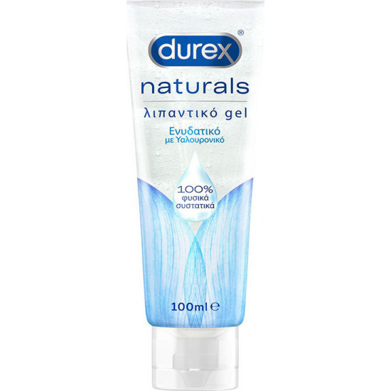 Durex - Naturals gel with hyaluronic Ενυδατικό, λιπαντικό τζελ με υαλουρονικό - 100ml Durex - Naturals gel with hyaluronic Ενυδατικό, λιπαντικό τζελ με υαλουρονικό - 100ml