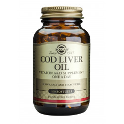 Solgar - Cod Liver Oil Μουρουνέλαιο - 100 Softgels