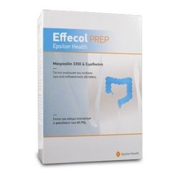 Epsilon Health - Effecol Prep 3350 Σκόνη για πόσιμο εναιώρημα για την εκένωση του εντέρου πριν απο ενδοσκοπικές εξετάσεις 4 φακελίσκοι - 60.98gr