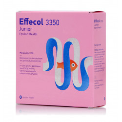 Epsilon Health - Effecol Junior 3350 Μακρογόλη Οσμωτικό Υπακτικό για Παιδιά για την Αντιμετώπιση της Περιστασιακής και της Χρόνιας Δυσκοιλιότητας - 24 φακελίσκοι