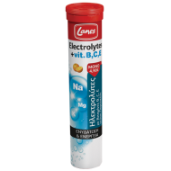 Lanes - Electrolytes Ηλεκτρολύτες µε Βιταμίνες B, C, E και γεύση πορτοκάλι - 20 αναβρ. δισκία