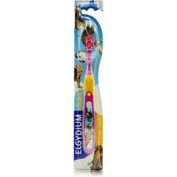 Elgydium - Junior Ice Age Οδοντόβουρτσα για παιδιά ηλικίας 7 έως 12 ετών ( Ροζ) - 1τμχ