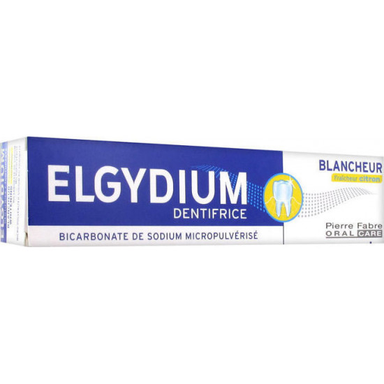 Elgydium - Whitening Cool Lemon Καθημερινή Λευκαντική Οδοντόκρεμα με γεύση Λεμόνι - 75ml