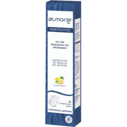 Elpen - Almora Plus Ηλεκτρολύτες για την ενυδάτωση του οργανισμού με γεύση Λεμόνι - 15 αναβράζοντα δισκία