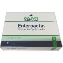 Doctor's Formulas - Enteroactin 400mg Φόρμουλα προβιοτικών - 15 κάψουλες